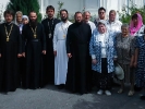 5 сентября игумен Афанасий (Гриценко) в сослужении однокурсников совершил Божественную литургию в храме станицы Екатериноградской_3